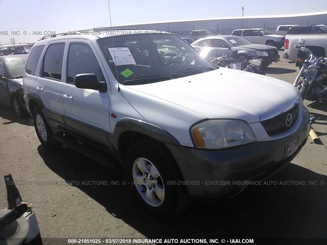 4F2CZ96103KM22785 - 2003 MAZDA TRIBUTE ES WHITE photo 1