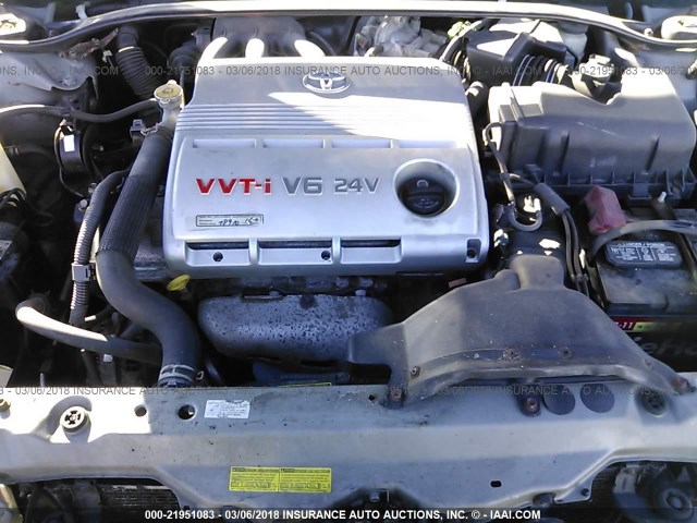 4T1BF30K75U618731 - 2005 TOYOTA CAMRY LE/XLE/SE 银色 照片 10