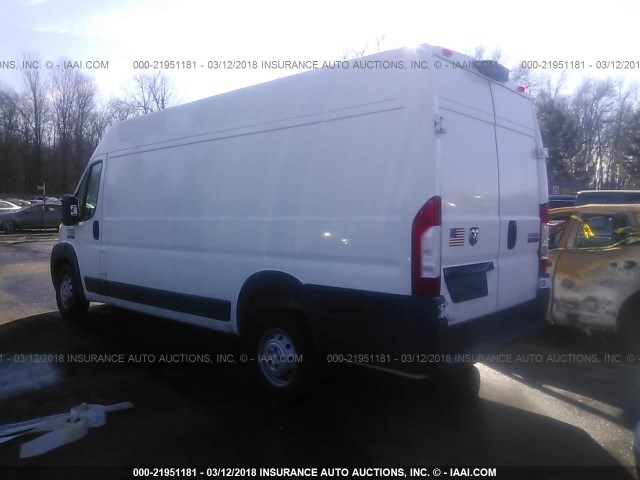 3C6URVJG7HE511490 - 2017 RAM PROMASTER 3500 3500 HIGH WHITE photo 3