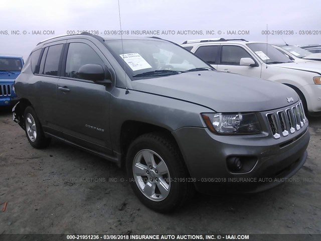 1C4NJCBA2ED570544 - 2014 JEEP COMPASS SPORT GRAY photo 1