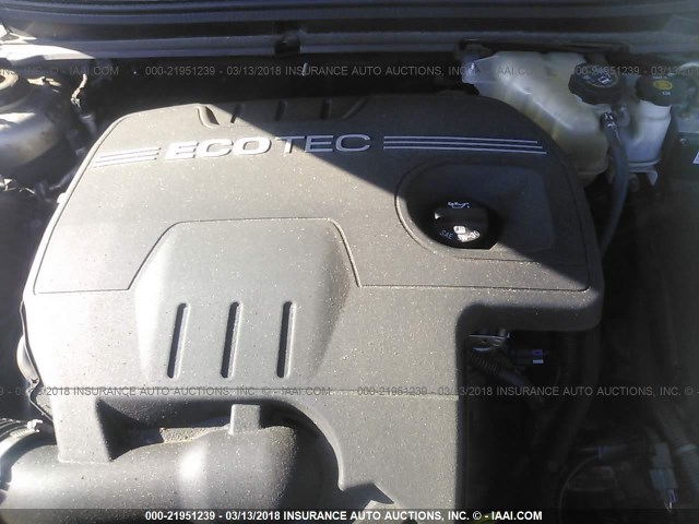 1G1ZK57B78F291765 - 2008 CHEVROLET MALIBU LTZ ვერცხლისფერი ფოტო 10