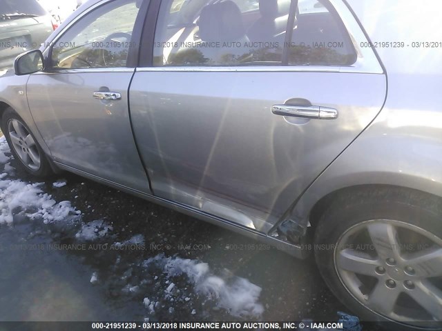 1G1ZK57B78F291765 - 2008 CHEVROLET MALIBU LTZ ვერცხლისფერი ფოტო 6