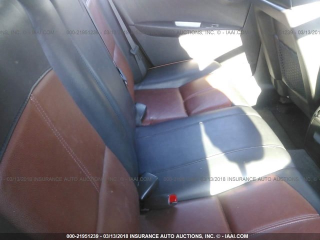 1G1ZK57B78F291765 - 2008 CHEVROLET MALIBU LTZ ვერცხლისფერი ფოტო 8