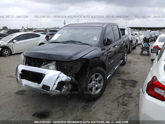 1N6BA07A26N524392 - 2006 NISSAN TITAN XE/SE/LE BLACK photo 2