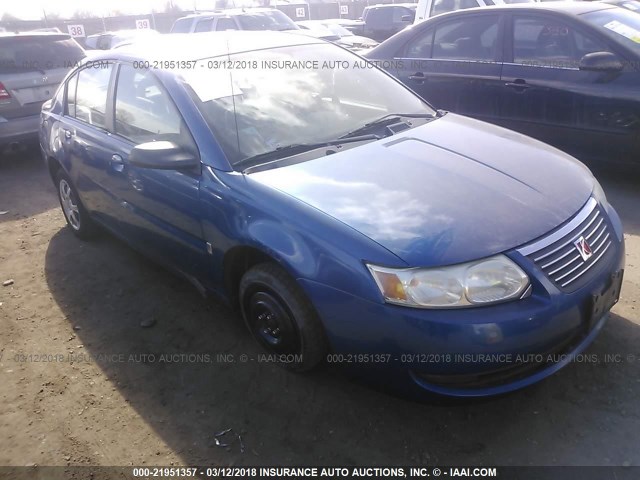 1G8AZ55F96Z157691 - 2006 SATURN ION LEVEL 2 BLUE photo 1