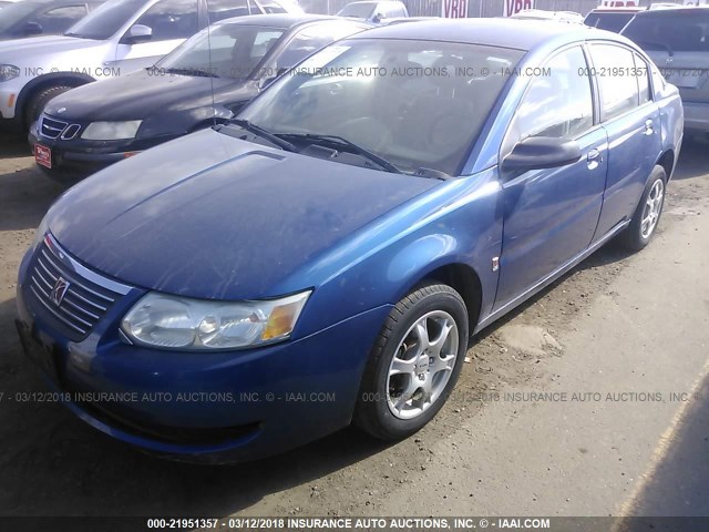 1G8AZ55F96Z157691 - 2006 SATURN ION LEVEL 2 BLUE photo 2