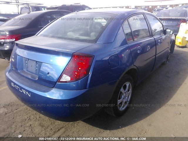 1G8AZ55F96Z157691 - 2006 SATURN ION LEVEL 2 BLUE photo 4