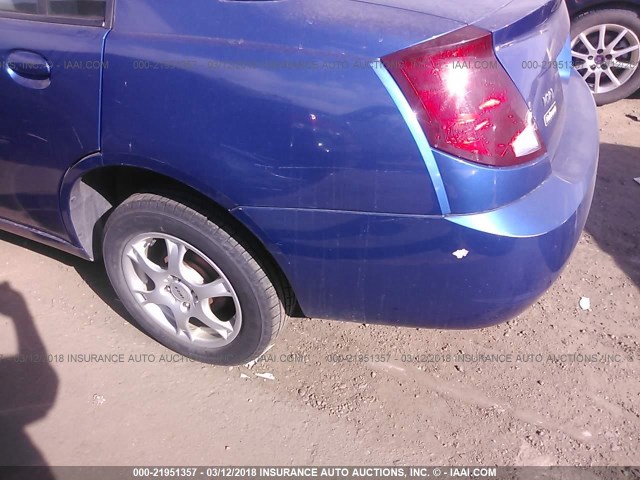 1G8AZ55F96Z157691 - 2006 SATURN ION LEVEL 2 BLUE photo 6