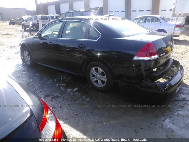 2G1WA5E39F1116889 - 2015 CHEVROLET IMPALA LIMITED LS BLACK photo 3