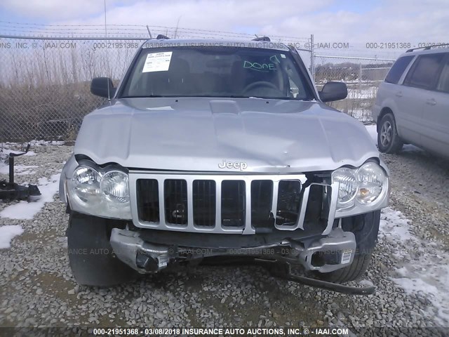 1J4GR48K25C643306 - 2005 JEEP GRAND CHEROKEE LAREDO/COLUMBIA/FREEDOM 银色 照片 6