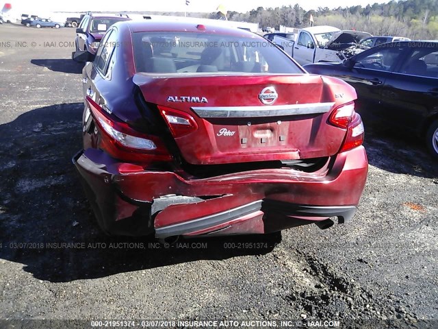 1N4AL3AP2GC210557 - 2016 NISSAN ALTIMA 2.5/S/SV/SL/SR MAROON photo 6