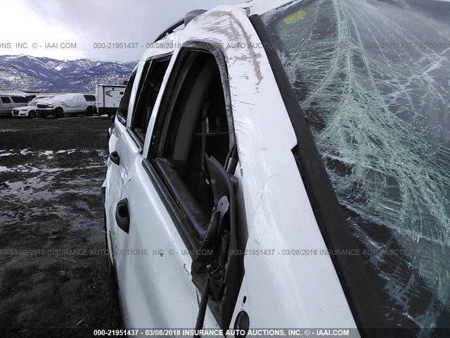 1D4HB48206F139306 - 2006 DODGE DURANGO SLT WHITE photo 6