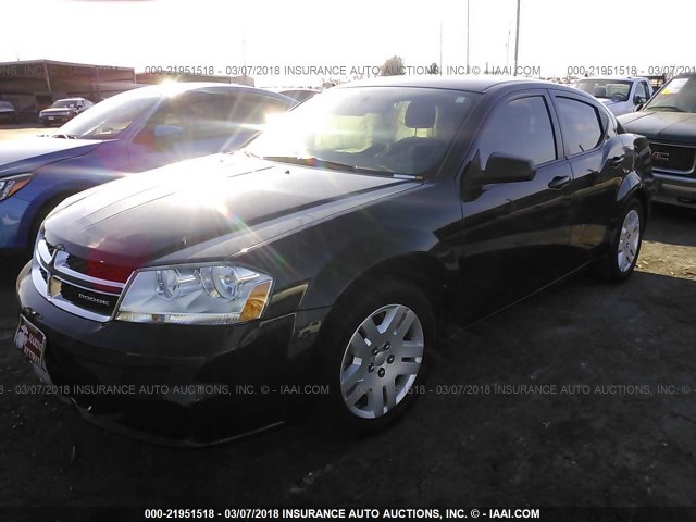 1B3BD4FB1BN506926 - 2011 DODGE AVENGER EXPRESS 深蓝色 照片 2