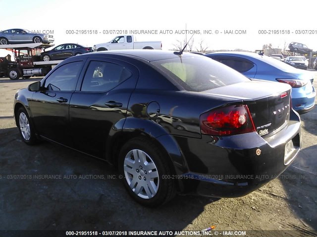 1B3BD4FB1BN506926 - 2011 DODGE AVENGER EXPRESS 深蓝色 照片 3