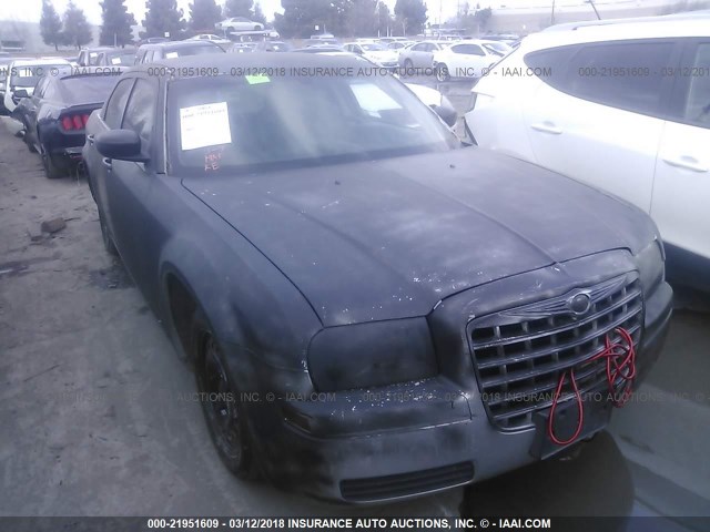 2C3KA43R47H619539 - 2007 CHRYSLER 300 BLACK photo 1