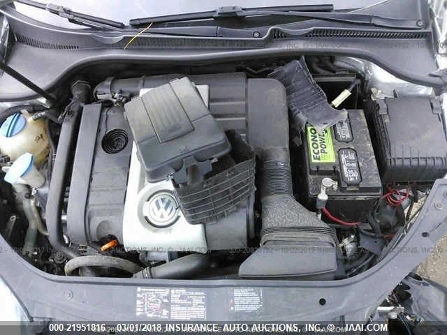 WVWHV71K57W017364 - 2007 VOLKSWAGEN NEW GTI SILVER photo 10