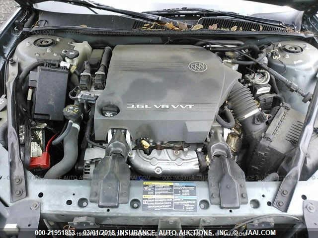 2G4WE587271188265 - 2007 BUICK LACROSSE CXS BLUE photo 10