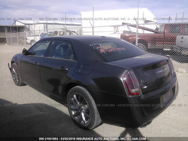 2C3CCAGG6EH365819 - 2014 CHRYSLER 300 S GRAY photo 3