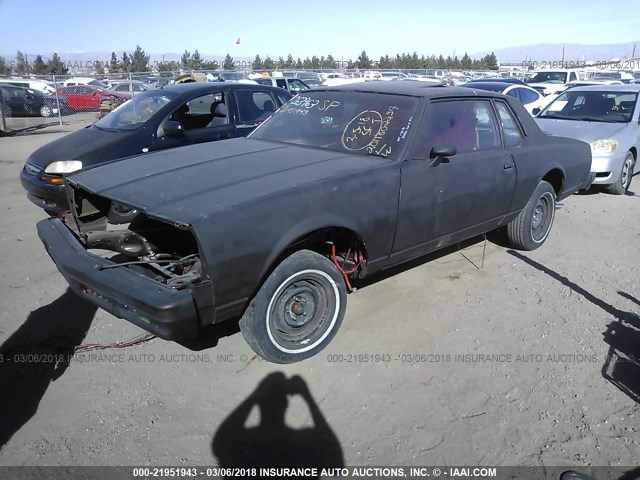 1N47U8S162179 - 1978 CHEVROLET CAPRICE BLACK photo 2