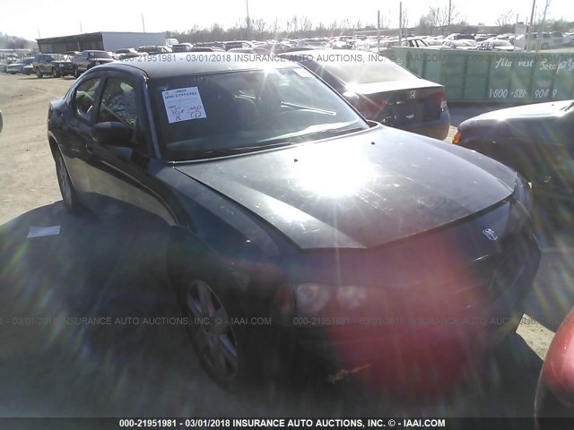 2B3LK43G17H797955 - 2007 DODGE CHARGER SE/SXT BLACK photo 1