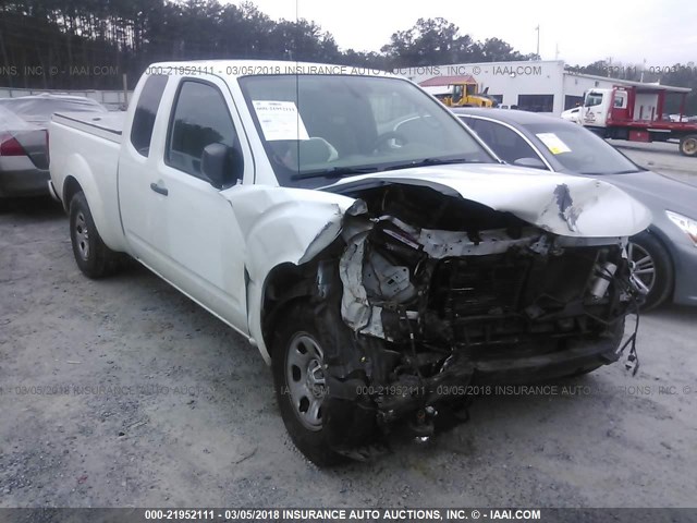 1N6BD0CT1DN753075 - 2013 NISSAN FRONTIER S/SV WHITE photo 1