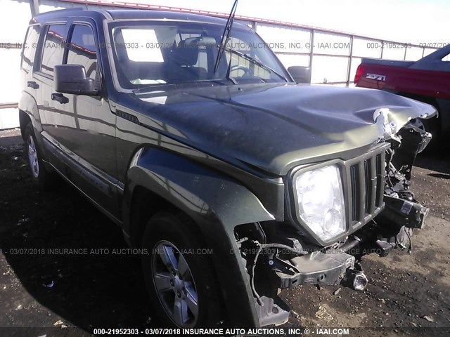 1J8GP28K89W527850 - 2009 JEEP LIBERTY SPORT 绿色 照片 1