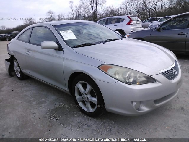 4T1CA30P74U014867 - 2004 TOYOTA CAMRY SOLARA SE/SLE SILVER photo 1