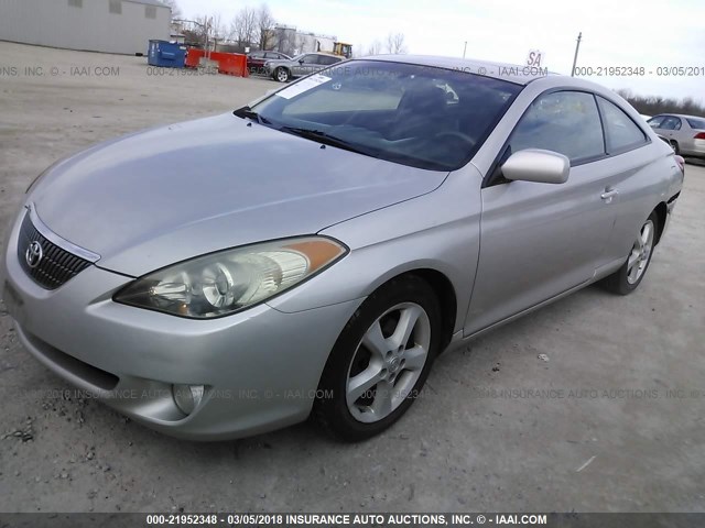 4T1CA30P74U014867 - 2004 TOYOTA CAMRY SOLARA SE/SLE SILVER photo 2