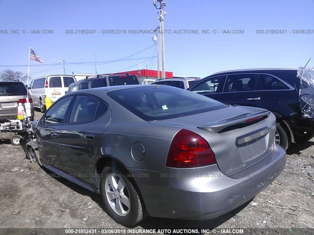 2G2WP552X81131146 - 2008 PONTIAC GRAND PRIX ნაცრისფერი ფოტო 3