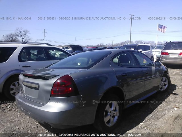2G2WP552X81131146 - 2008 PONTIAC GRAND PRIX ნაცრისფერი ფოტო 4