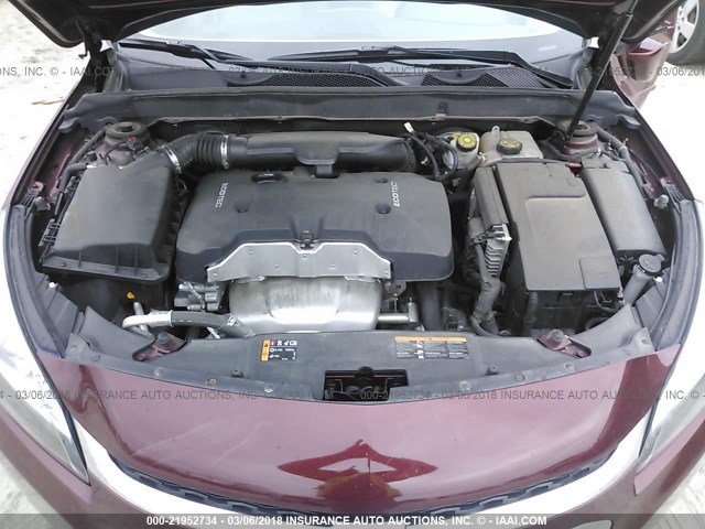 1G11C5SL3FF226290 - 2015 CHEVROLET MALIBU 1LT BURGUNDY photo 10