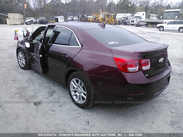 1G11C5SL3FF226290 - 2015 CHEVROLET MALIBU 1LT BURGUNDY photo 3