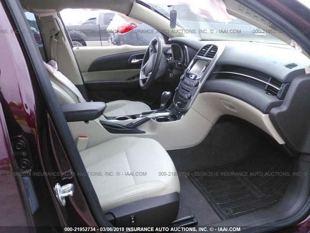 1G11C5SL3FF226290 - 2015 CHEVROLET MALIBU 1LT BURGUNDY photo 5