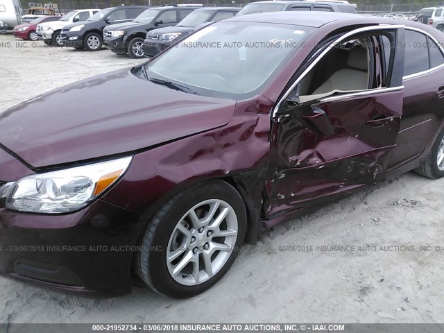 1G11C5SL3FF226290 - 2015 CHEVROLET MALIBU 1LT BURGUNDY photo 6