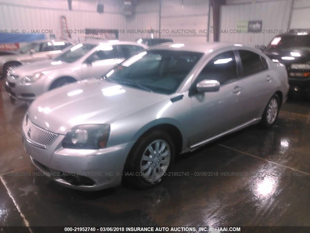 4A32B2FF5BE011427 - 2011 MITSUBISHI GALANT FE SILVER photo 2