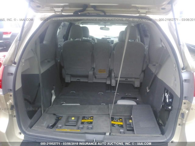 5TDKK3DCXDS368472 - 2013 TOYOTA SIENNA LE GOLD photo 6