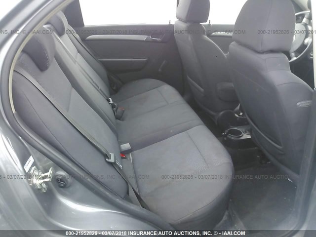 KL1TD5DE6AB106194 - 2010 CHEVROLET AVEO LS/LT 灰色 照片 8