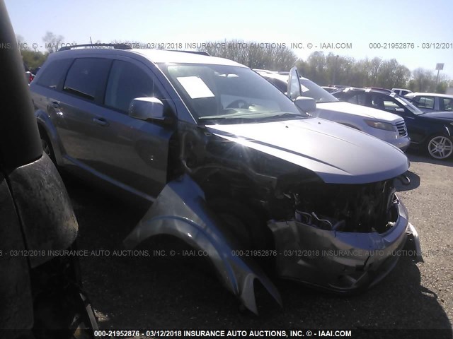 3C4PDCBGXHT509977 - 2017 DODGE JOURNEY SXT SILVER photo 1