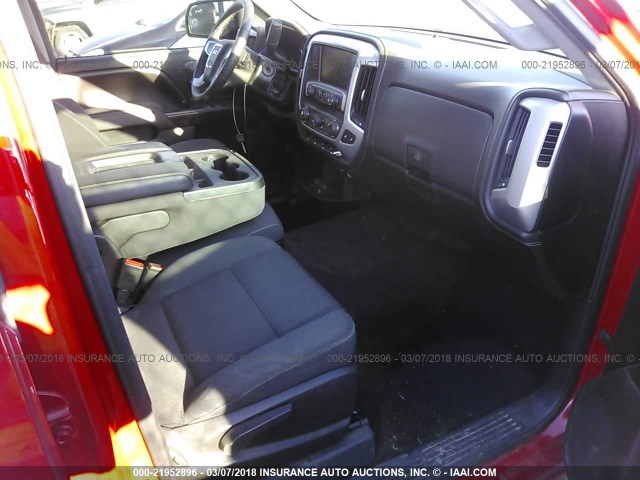 3GTU2UEC2FG257851 - 2015 GMC SIERRA K1500 SLE RED photo 5