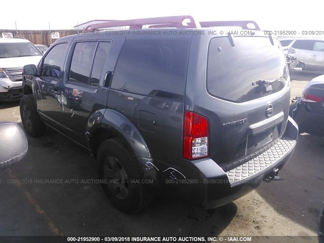 5N1AR1NB8BC618092 - 2011 NISSAN PATHFINDER S/LE/SE GRAY photo 3