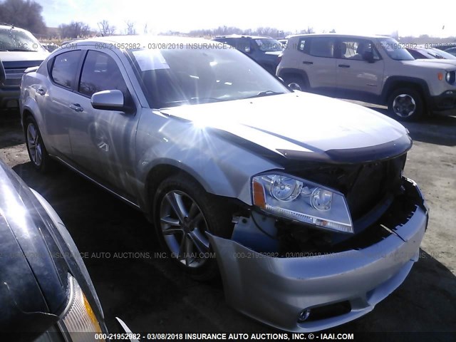 1B3BD1FG0BN524537 - 2011 DODGE AVENGER MAINSTREET SILVER photo 1