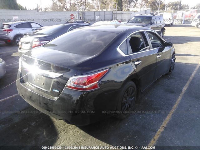 1N4AL3AP7EC402764 - 2014 NISSAN ALTIMA 2.5/S/SV/SL BLACK photo 4