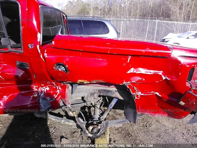 1GTDT13W71K243521 - 2001 GMC SONOMA RED photo 6