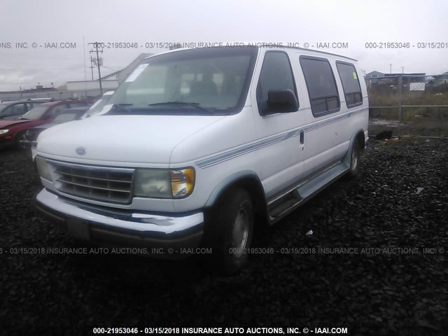 1FDEE14H6SHA69725 - 1995 FORD ECONOLINE E150 VAN WHITE photo 2