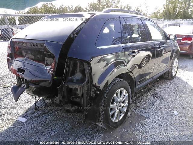 2FMDK4KC8DBA60134 - 2013 FORD EDGE LIMITED BROWN photo 4