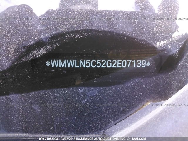 WMWLN5C52G2E07139 - 2016 MINI COOPER CLUBMAN MAROON photo 9