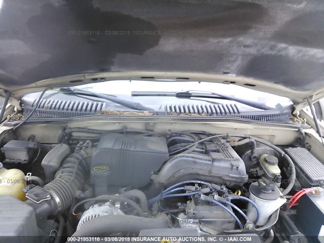 1FMZU73E03UC44669 - 2003 FORD EXPLORER XLT/XLT SPORT/NBX GOLD photo 10