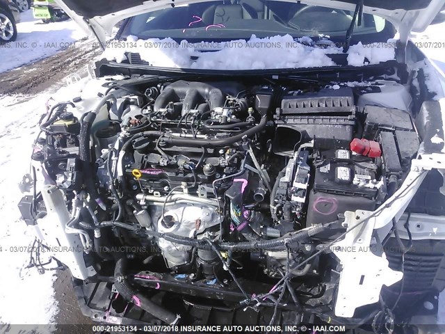 1N4AA6APXHC373353 - 2017 NISSAN MAXIMA 3.5S/SV/SL/SR/PLAT WHITE photo 10