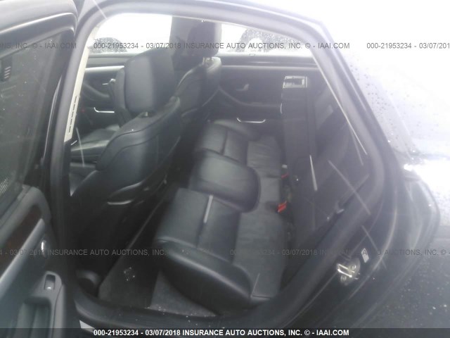 WAUAVAFA5AN003313 - 2010 AUDI A8 QUATTRO BLACK photo 8