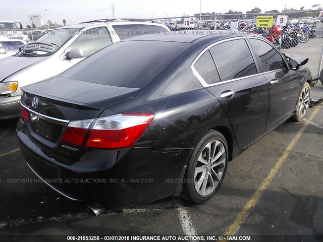 1HGCR2F51FA175086 - 2015 HONDA ACCORD SPORT BLACK photo 4